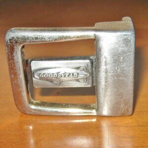 Vintage Goodyear Blimp Belt Buckle Company Employee Service Award
